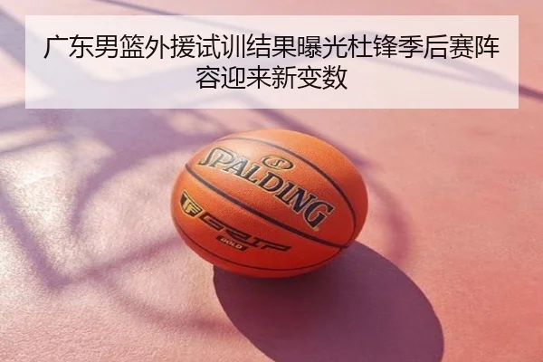 广东男篮外援试训结果曝光杜锋季后赛阵容迎来新变数